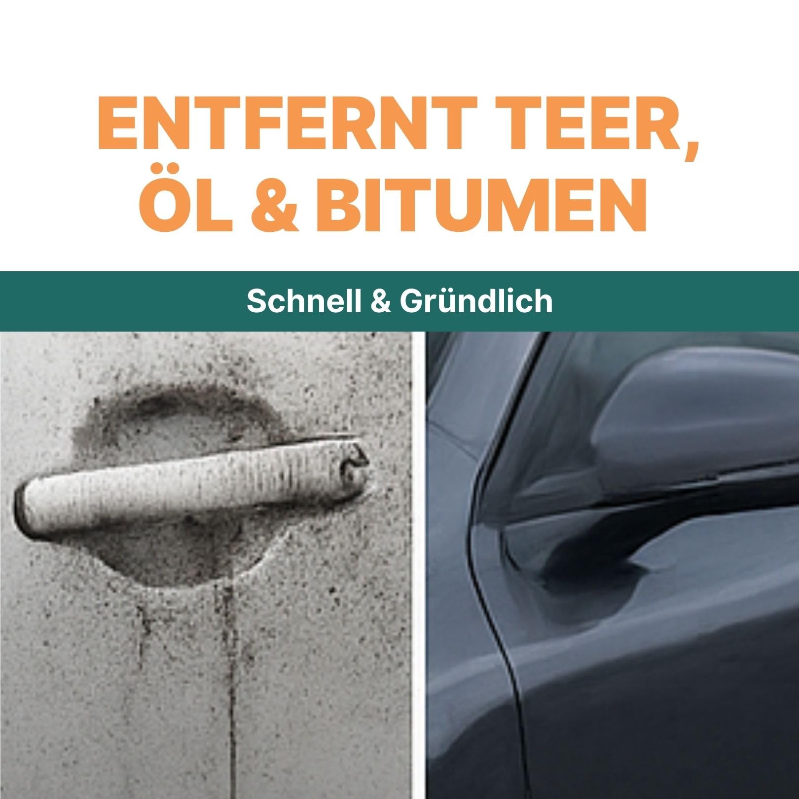 INOX® Auto Teerentferner 6 x 1L - Teerreiniger für Innenraum und Außen - Klebstoffentferner Baumharzentferner - Industriereiniger schonend zu Autolack und Chrom