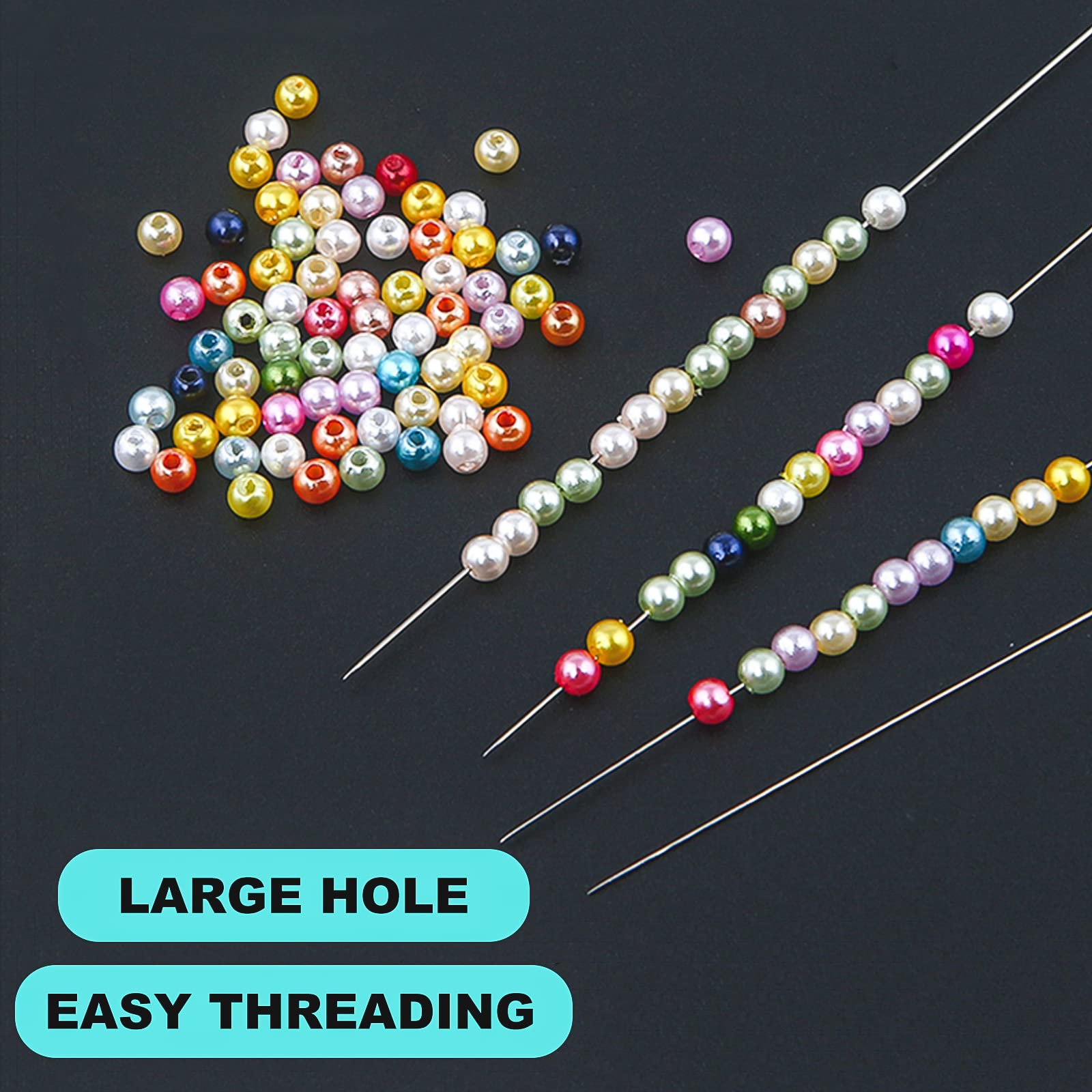 Doxiru Lot De 86 Aiguilles à Perler, 18 Aiguilles à Gros Chas