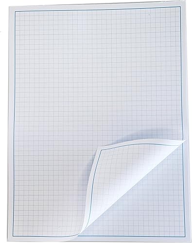 Bloc de papel para planos y gráficos, 50 hojas por bloc, texto de 70 libras, para dibujar, diseñar y más, herramienta perfecta para artistas