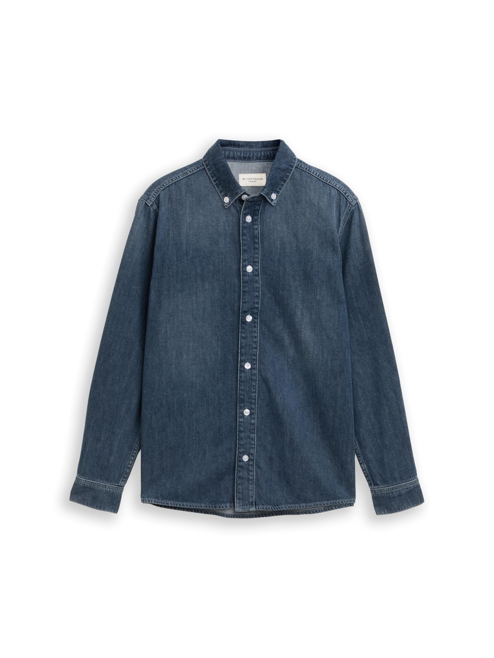 TOM TAILOR Herren Basic Jeanshemd