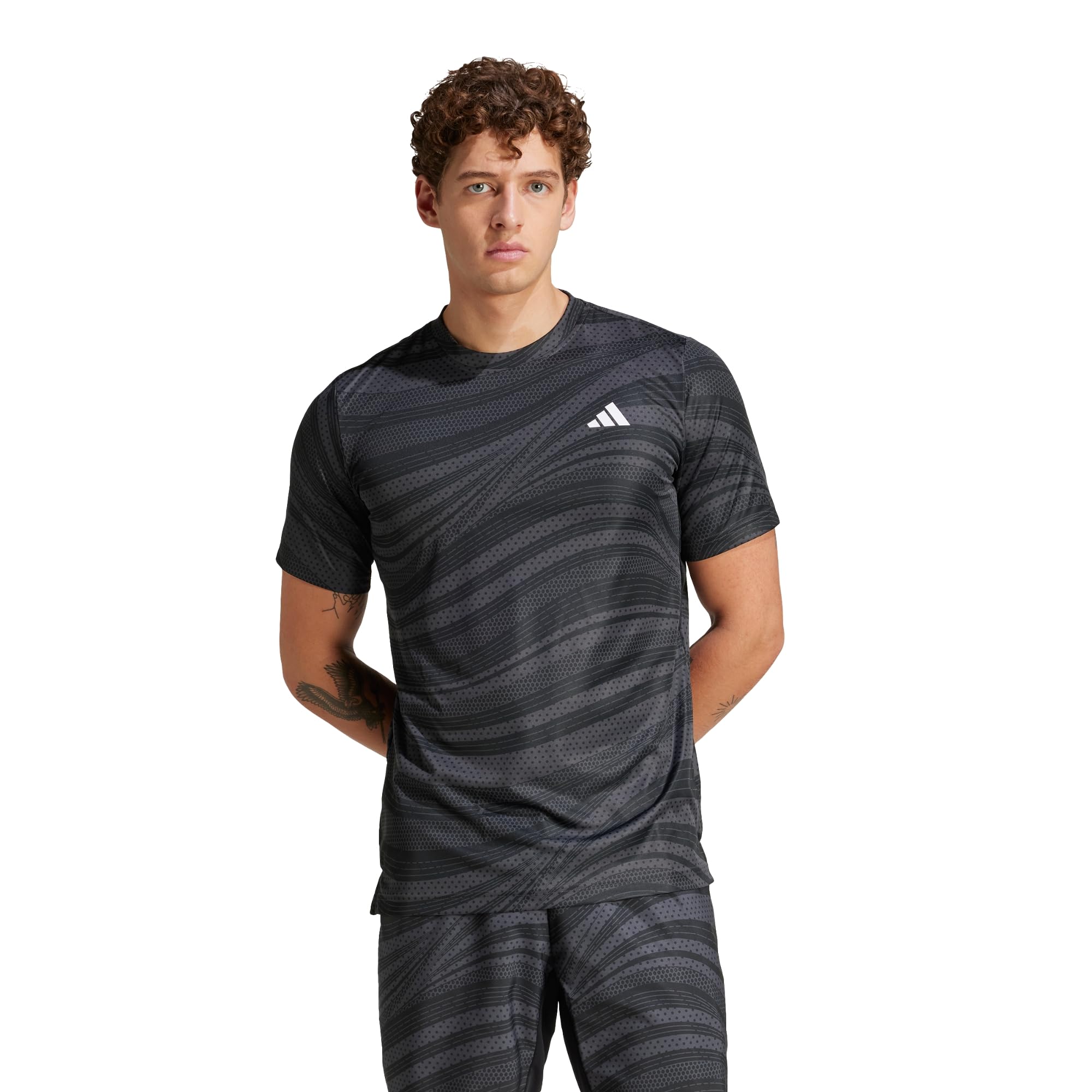 adidas Men's Camiseta Estampada Club Tennis Climacool
