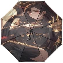 Anime Sexy Queen Windproof Travel Umbrella Automatic Open Close Umbrellas for Women Man Car Essentials