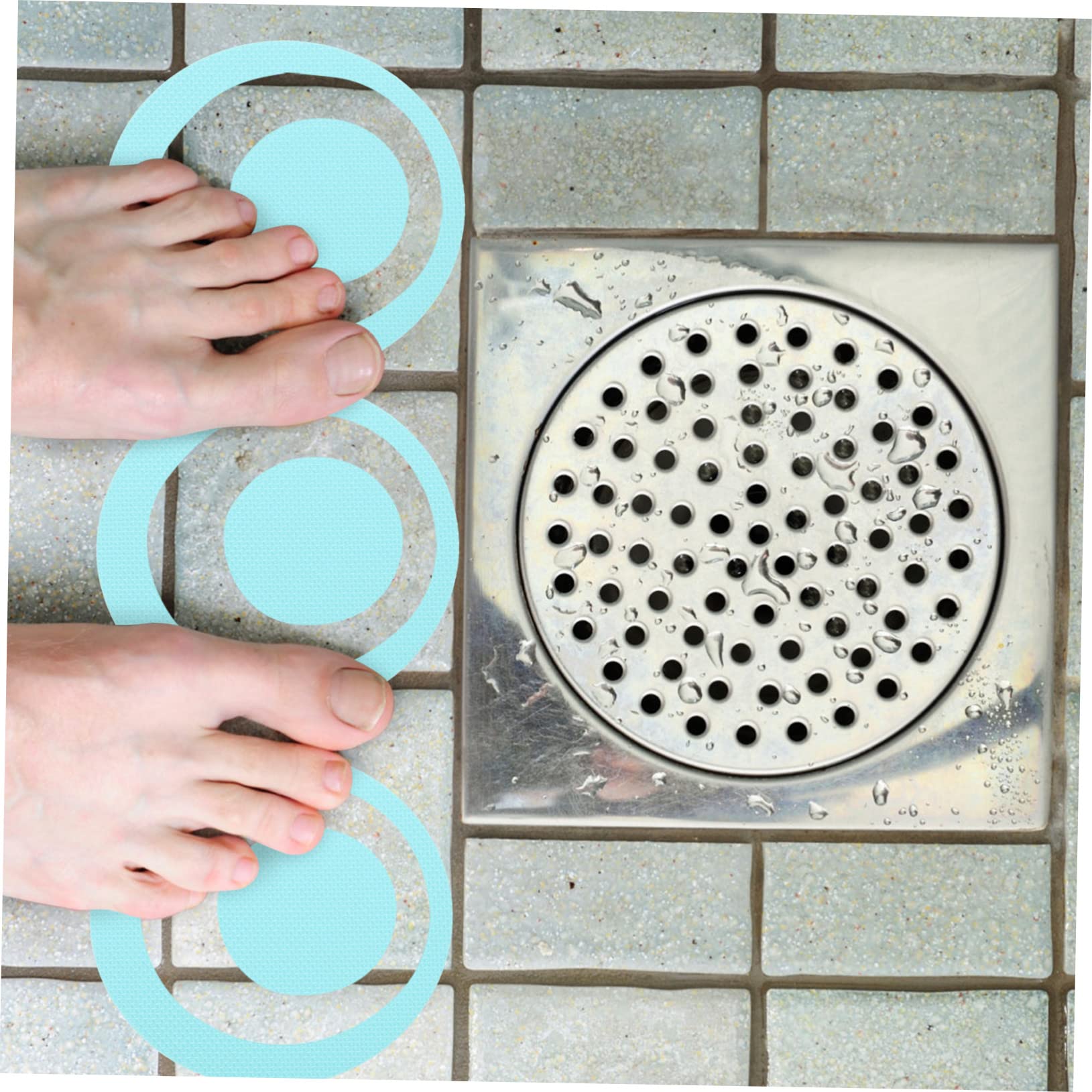 IMIKEYA 120stücke Peva Antirutsch Aufkleber Für Und Dusche Selbstklebende wasserdichte Sicherheitssticker Ovaler Form rutschfest Für Badezimmer Und Duschbereiche
