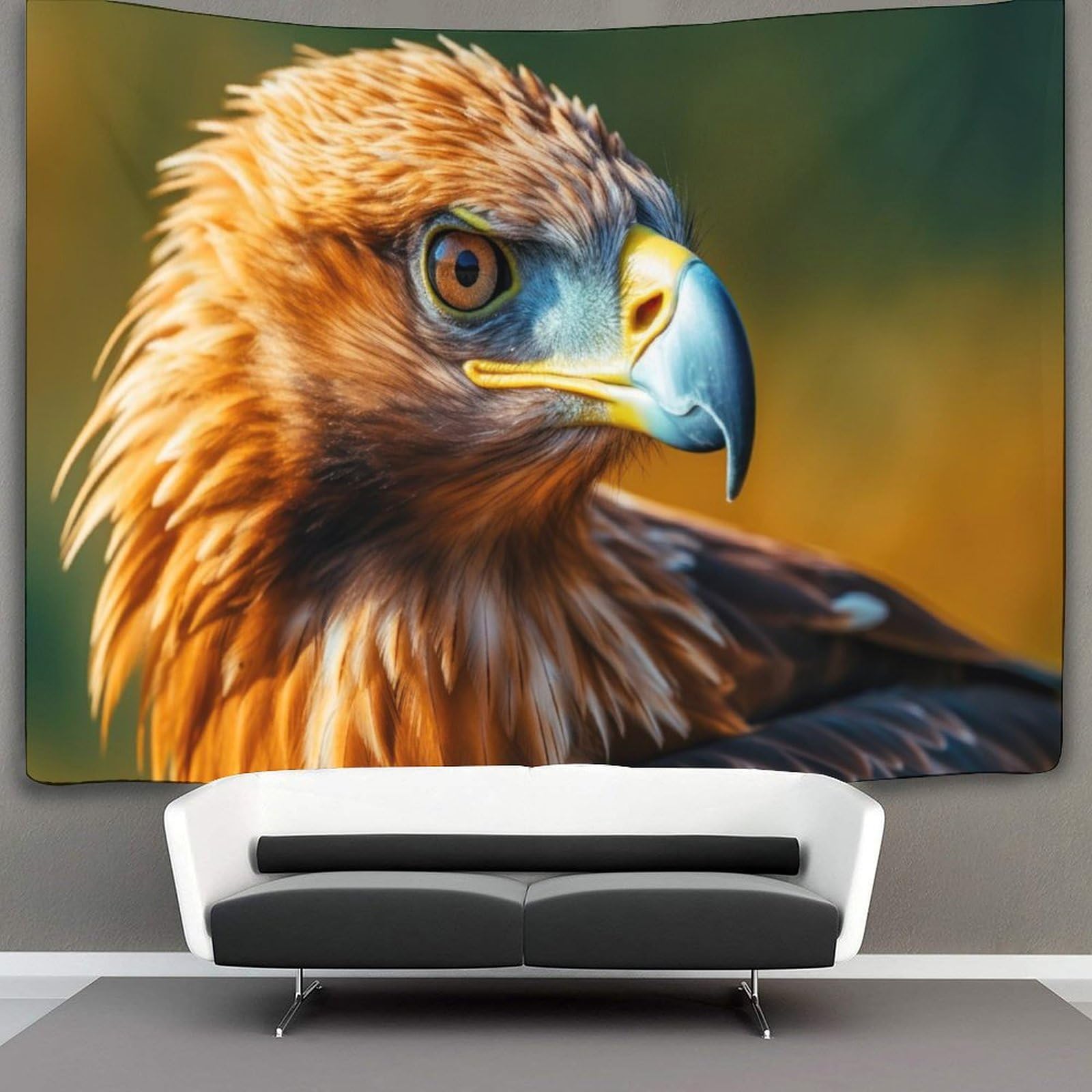 kaiyun Majestic Eagle Tapestry Animal Wall Hanging Bedroom Home Decor 100cmx150cm