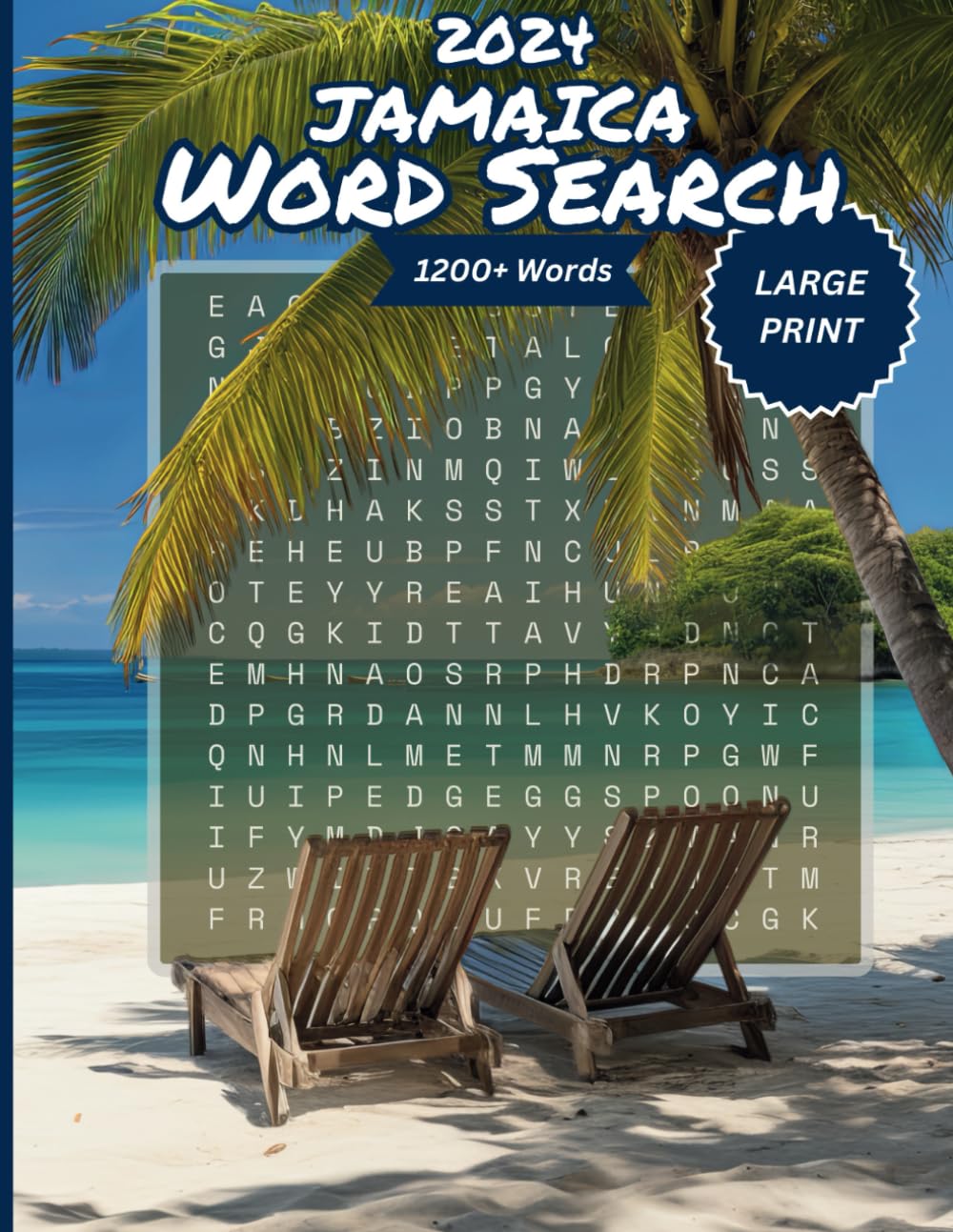 Large Print 1200+ Words Jamaica Word Search