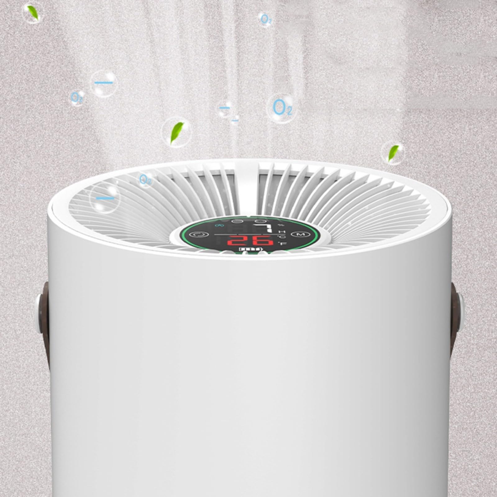 FACAIIO Mini purificador de aire interior para dormitorio, hogar, filtro HEPA, purificador de aire, purificador alimentado por USB, para el hogar, mascotas, coche, cocina (A)