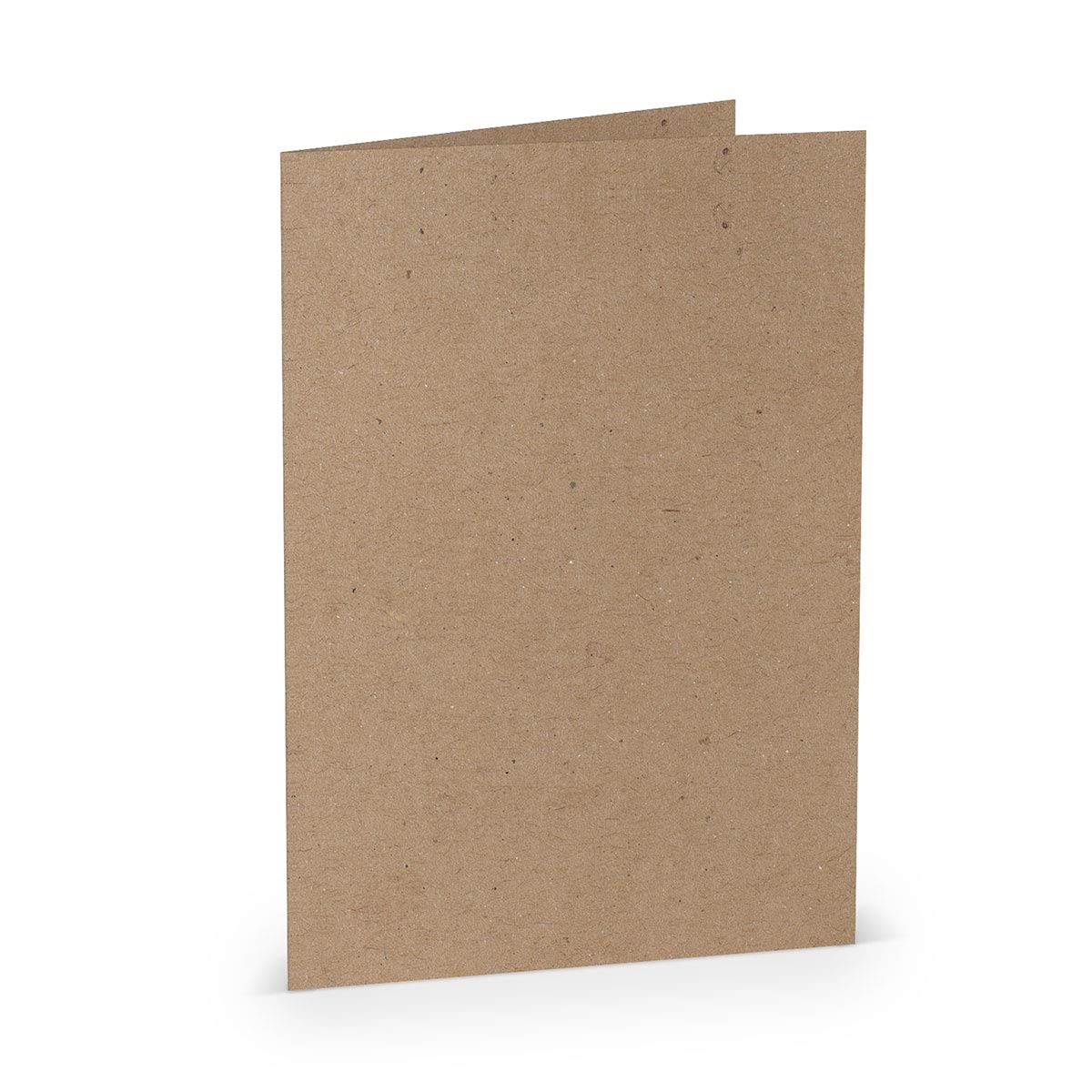 PAPERADO 200 Faltkarten DIN A5 - Kraftpapier - 220 g/m² - 14,8 x 21 cm - Blanko Doppelkarten Klappkarten Einladungskarten