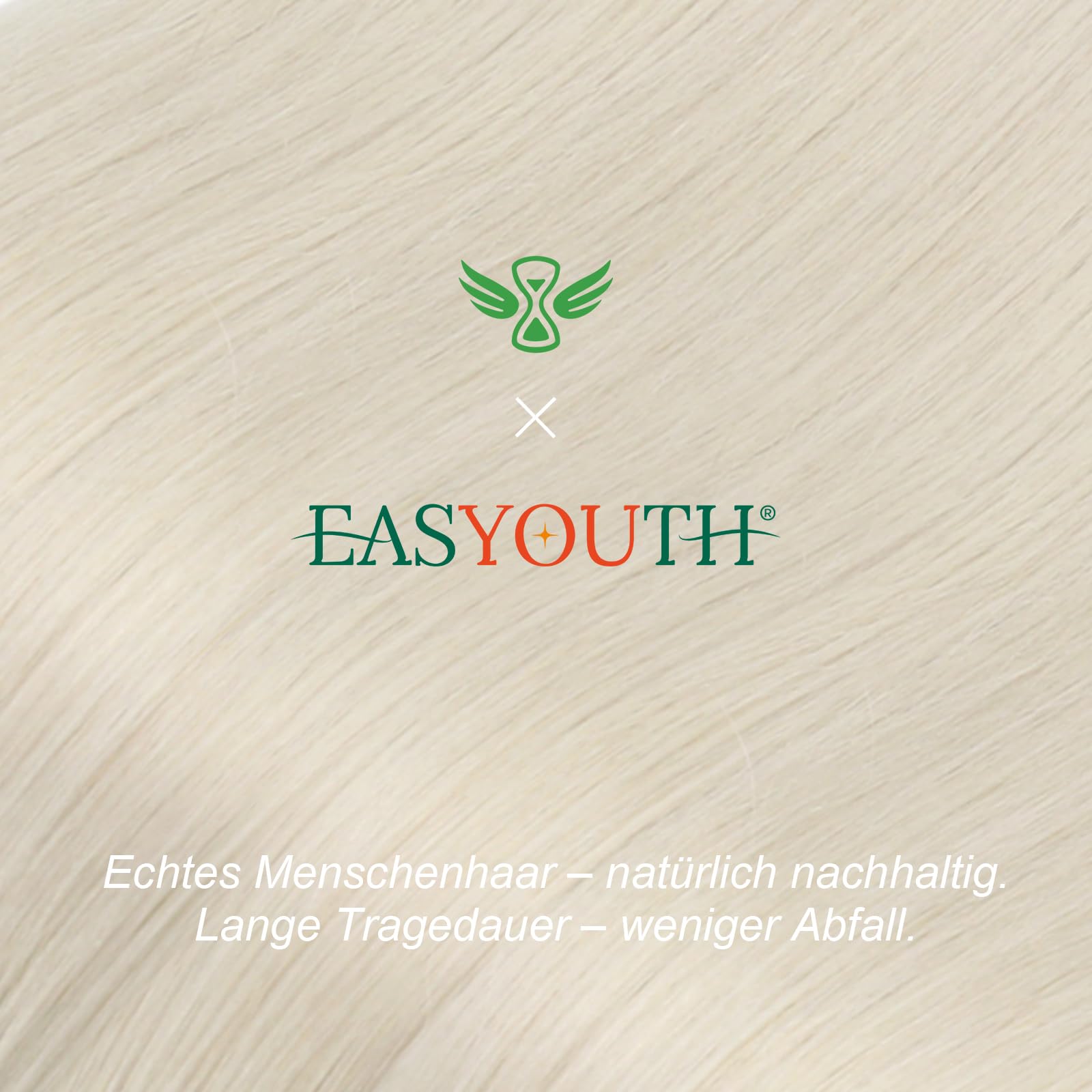 Easyouth Nanoring Extensions Echthaar Platinblond Extensions Nanoring Echthaar Blond Haarverlängerung Nanoring Extension Für Damen #1000 35 cm 50 g 50s
