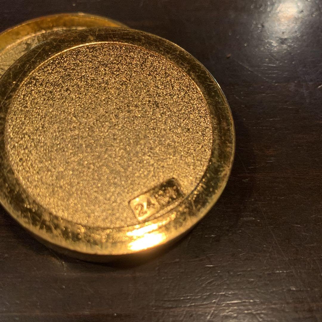 24金 24K ケース 小物入れ 朱肉入れ 24金 24K ケース 小物入れ 朱肉入れ