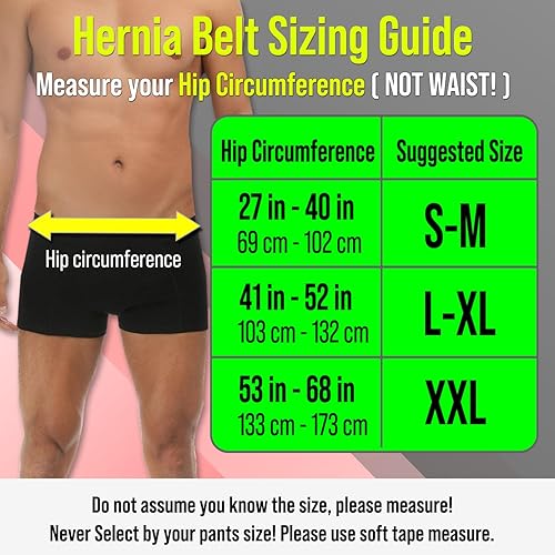 Miniatura 6 de BLITZU Cinturón de hernia umbilical para hombres y mujeres  Carpeta de apoyo abdominal para soporte de hernia de ombligo, alivia el dolor para