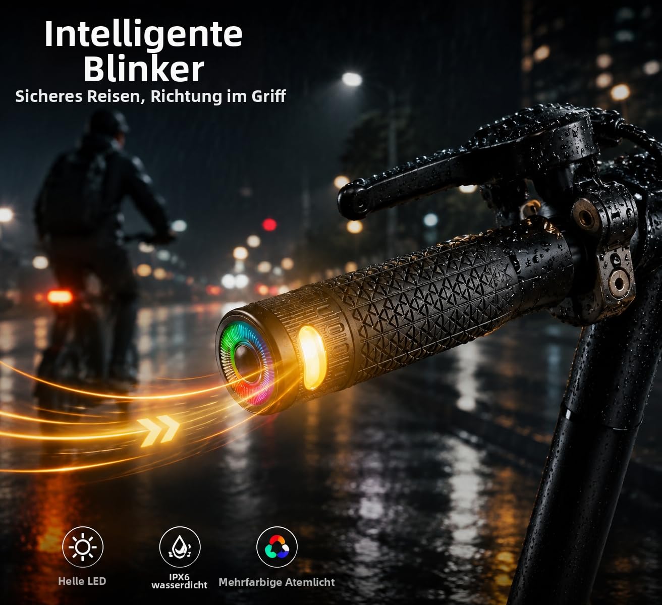Pour Xiaomi M365/Pro 1s/Pro 2/Mi3 et Max G30/G30d, ensemble de clignotants sans fil pour scooters électriques, clignotants magnétiques de guidon