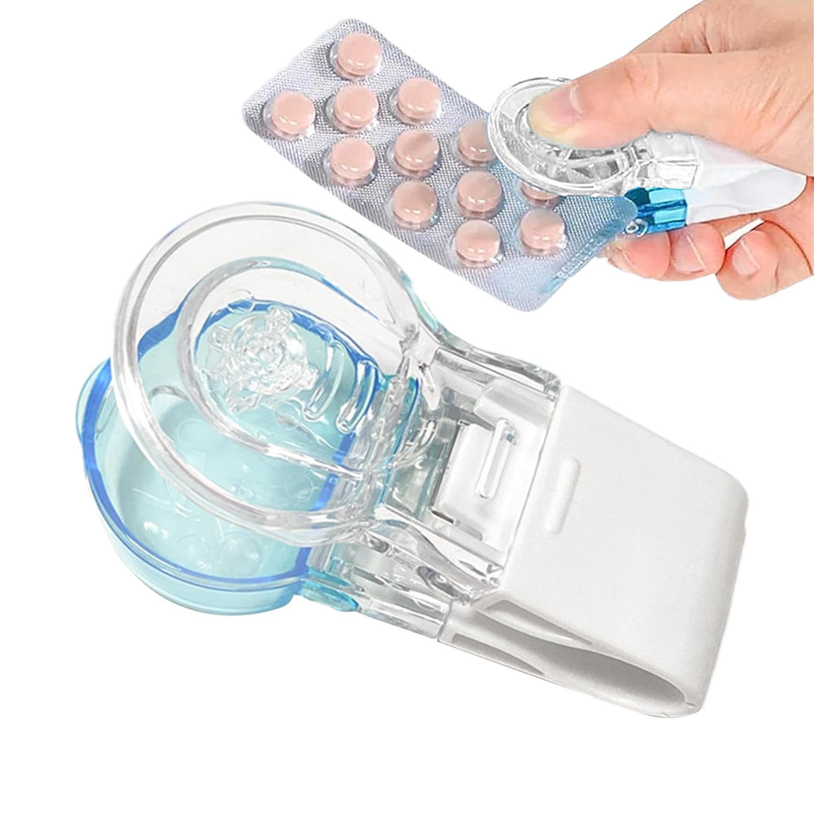Amazon.co.jp: 錠剤取り出し器 お薬カッター 小型 軽量 おくすりパンチ 