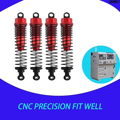 Miniatura 5 de 4 piezas de amortiguadores Redcat Gen7 parte delantera trasera Redcat Gen7 4331in Oil Sports Pro Shocks Redcat Everest 10 amortiguadores Redcat Gen