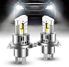 SEALIGHT h4ledヘッドライト 20000LM h4 led 爆光 車 ライト 1：1ミニサイズ 600%アップ7535CSP チップ ファン付き キャンセラー内蔵 車/バイク 車検対応 60W 6500K HB2