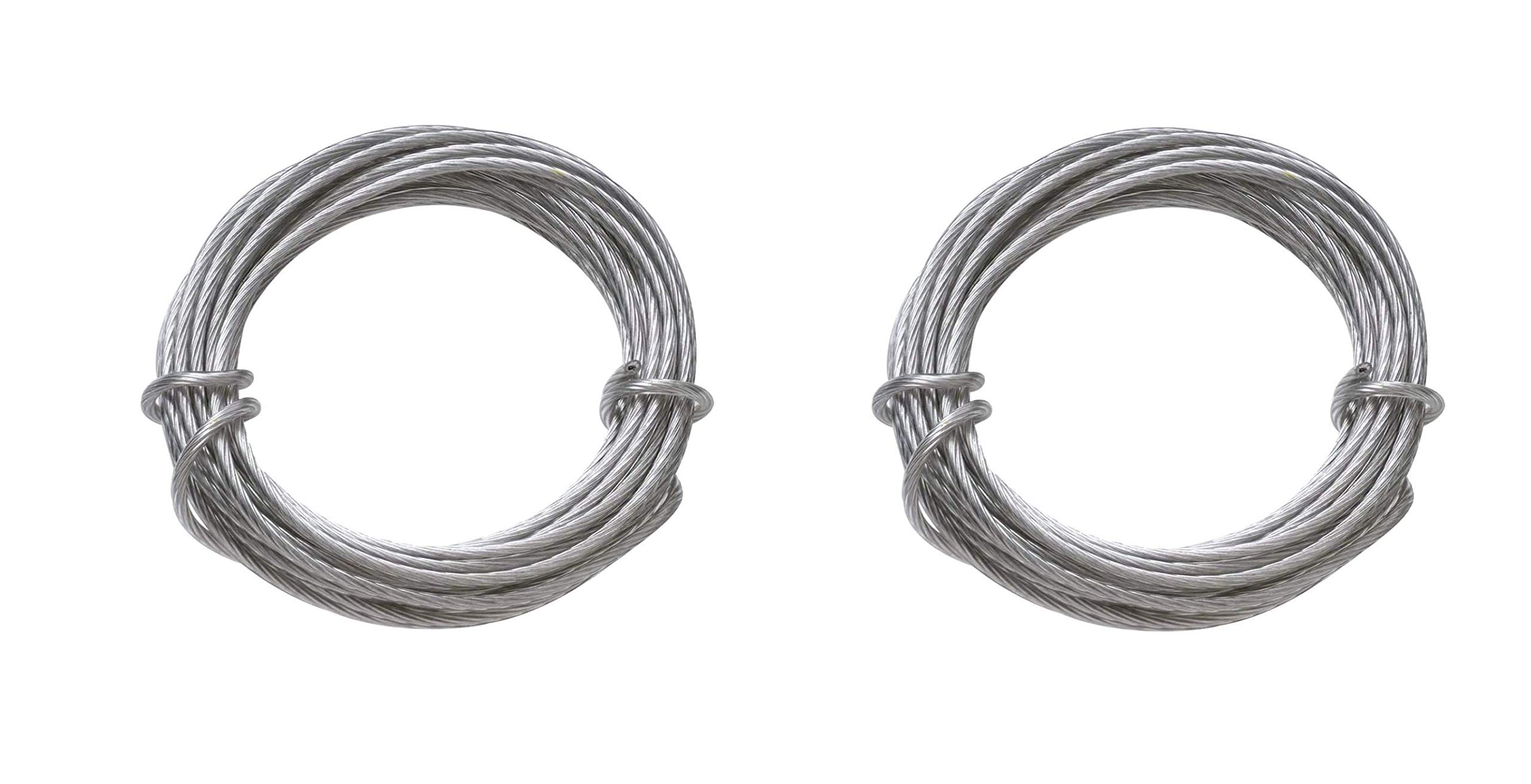 Coated Stainless Steel Gallery Wire - 2 Pack -6