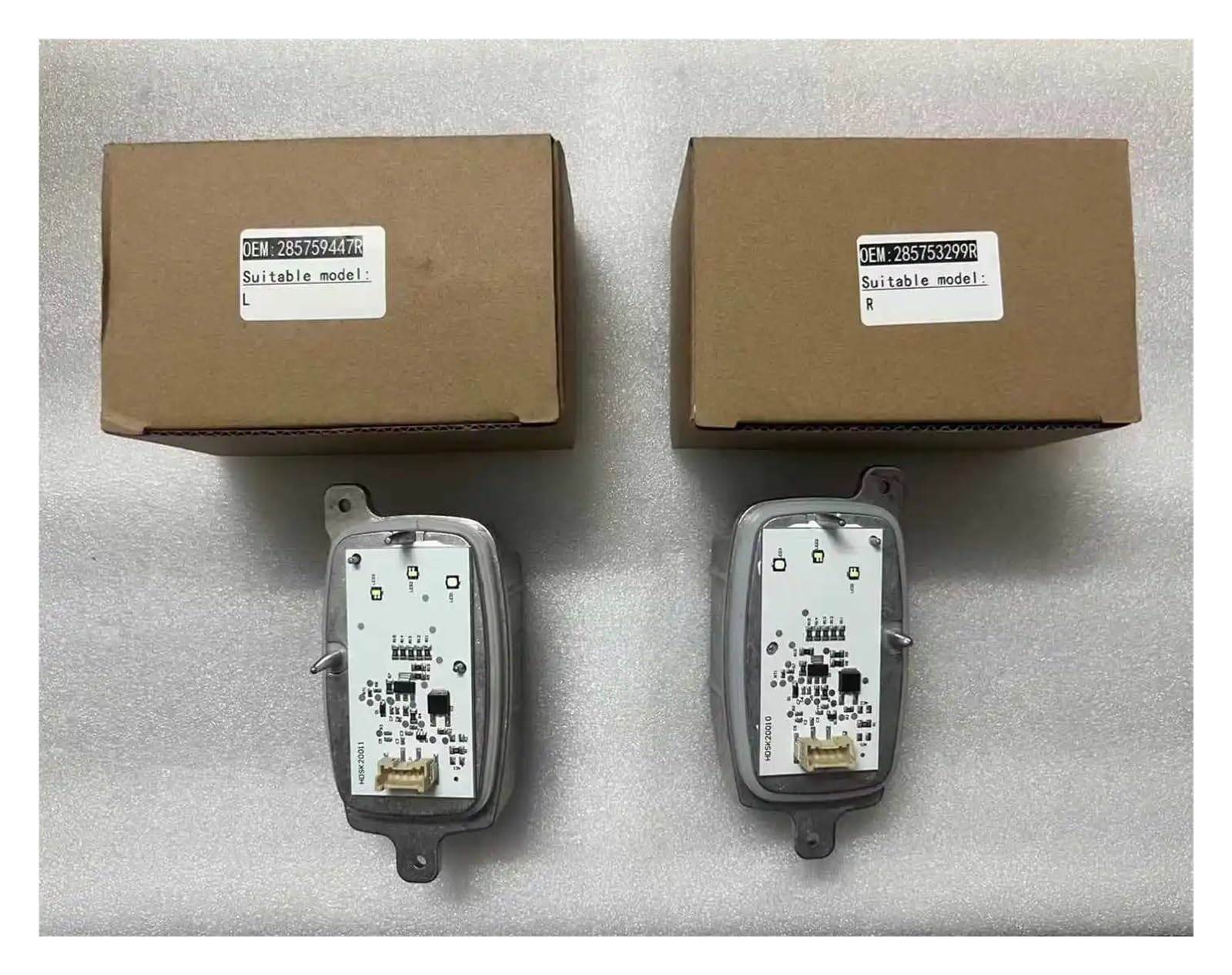 NOWY LED Reflektor DRL Moduł Świateł Do Jazdy Dziennej Jednostka Sterująca OE #285753299R 285759447R Dla Megane IV(A Pair)