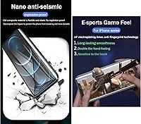 Vista 2 de 2 unids Protector de pantalla frontal para iPhone 13 mini A2481 5.4 "Flexible Matte Hydrogel Film TPU Desbloqueo de huellas dactilares Anti-huella