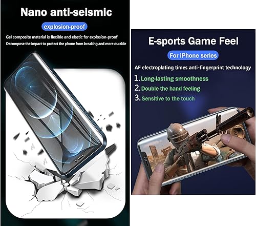 Miniatura 6 de 2 unids Protector de pantalla frontal para iPhone 11 Pro A2160 5.8 "2019 Flexible Matte Hydrogel Film TPU Desbloqueo de huellas dactilares