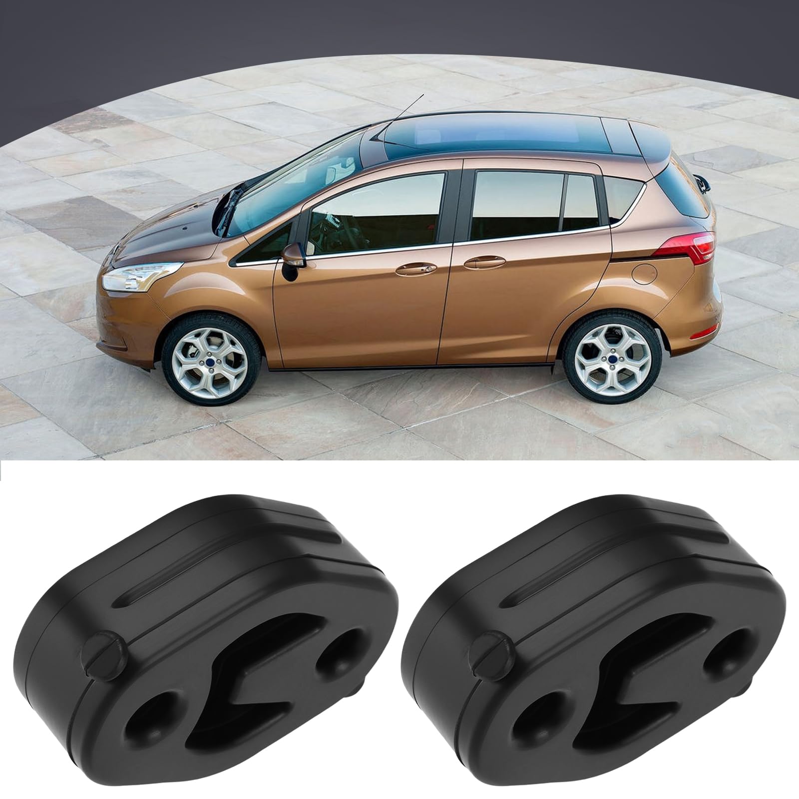 ECSiNG Lot De 4 Supports D'échappement De Voiture En