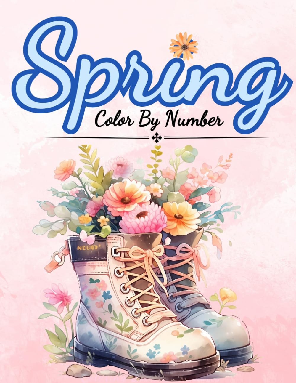 Amazon | Spring Color By Number: Color By numbers For Adults, Seniors ...