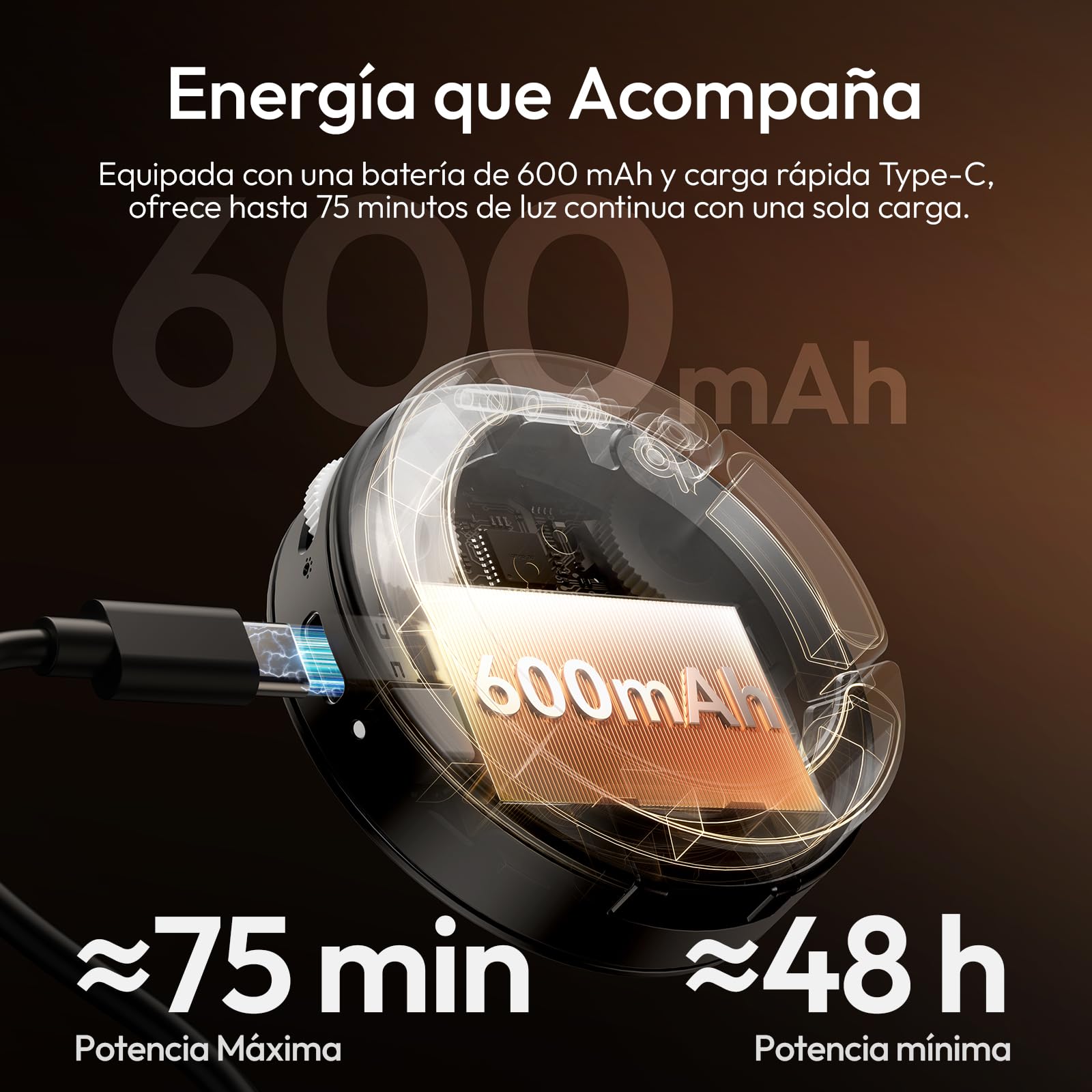 ULANZI ML05 Luz Magnética para Selfie para iPhone, LED Anular con Doble Imán y Espejo, 9000 K CRI≥97, Luz para Móvil con Iluminación Gran Angular, Ideal para Vlog, Foto y Grabaciones de Vídeo