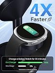 Magnetic Wireless Charger for Samsung, 3 in 1 Super Fast Charging Station Compatible with MagSafe Case, Phone Charger Stand for Samsung Galaxy S26 Ultra S25 Z Fold/Flip 7, Watch Ultra 8 7 6, Buds