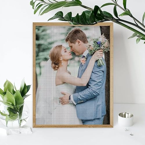 Miniatura 9 de Kits de pintura de diamantes personalizados para adultos, taladro completo, foto 5D personalizada, arte de diamantes, imagen personalizada, regalos