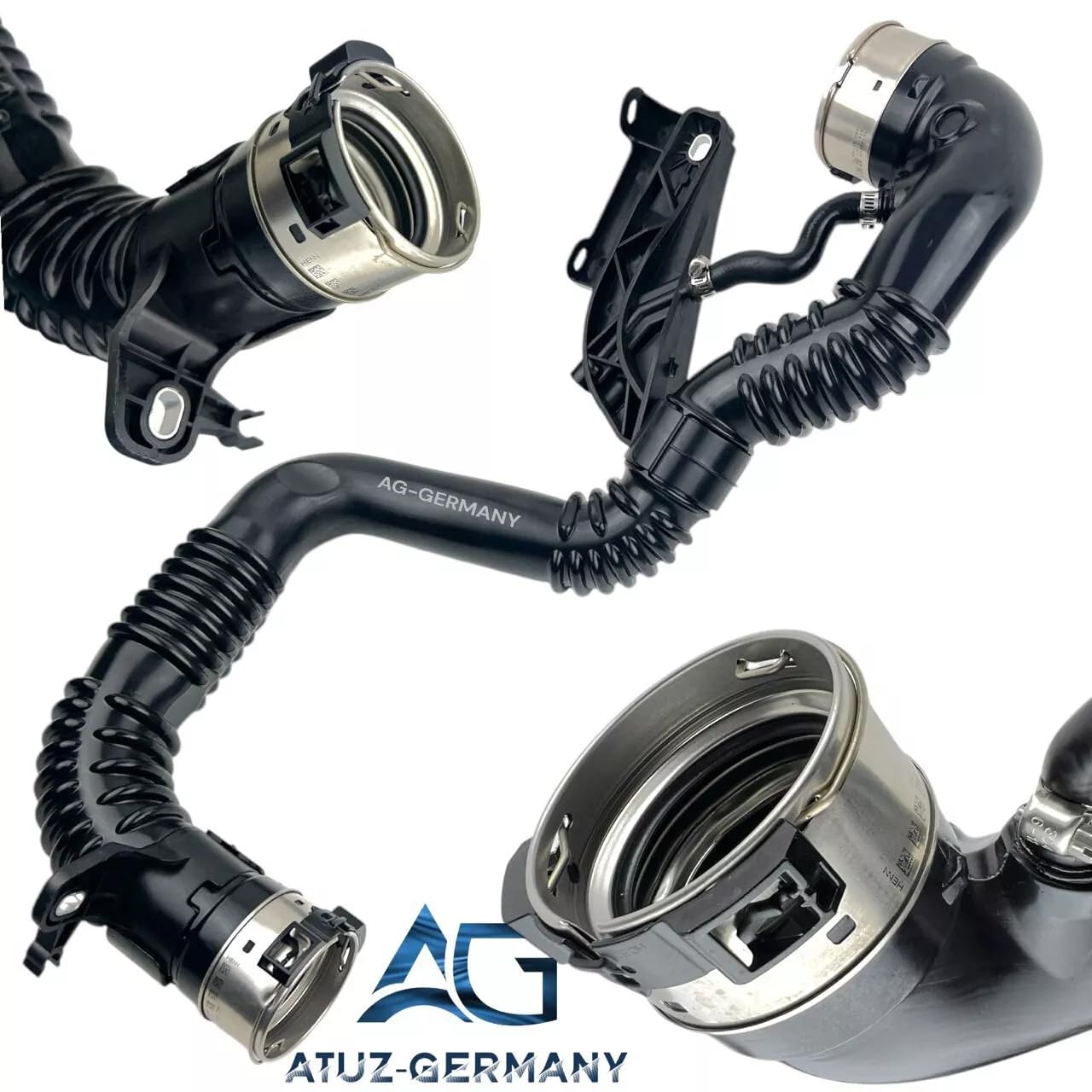 AG® Tuyau turbo d'origine pour Nis san Qash qai II SUV DCi 130 144604BE2C, 144604BE1B, 144604BE2B, 144607FY0A, 14460-HX40B, 14460-HX40D, 14460HX40D, 14460HX40HX40D 40B