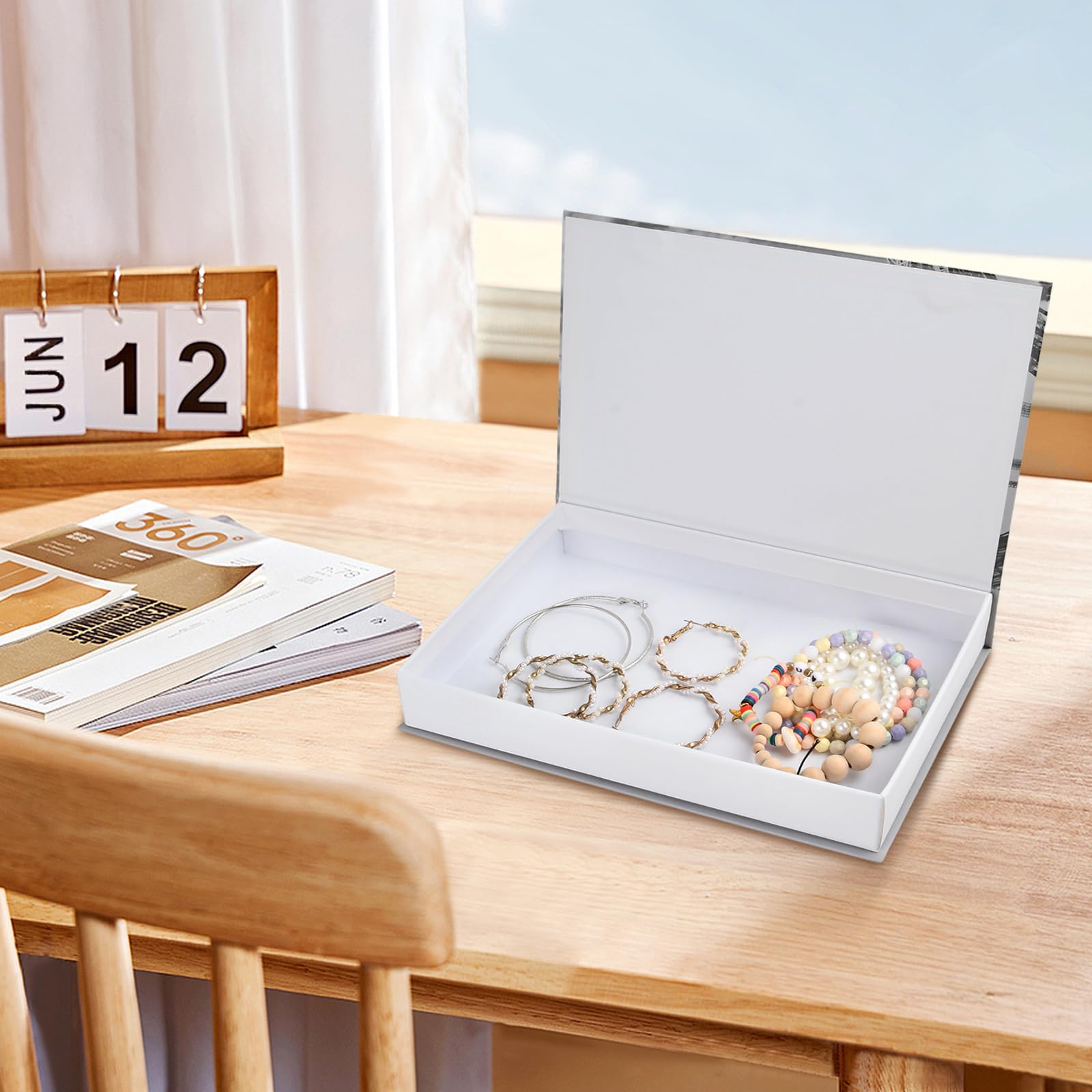 3 Pz Libri Finti da Arredo, Libri Decorativi Magnetici per Casa Moderna, Libro Falso Decorativo Moderni, Libri Falsi Contenitori, Decorazione Libri Finti per Libreria, LIbri Decorativi Simulati (A)