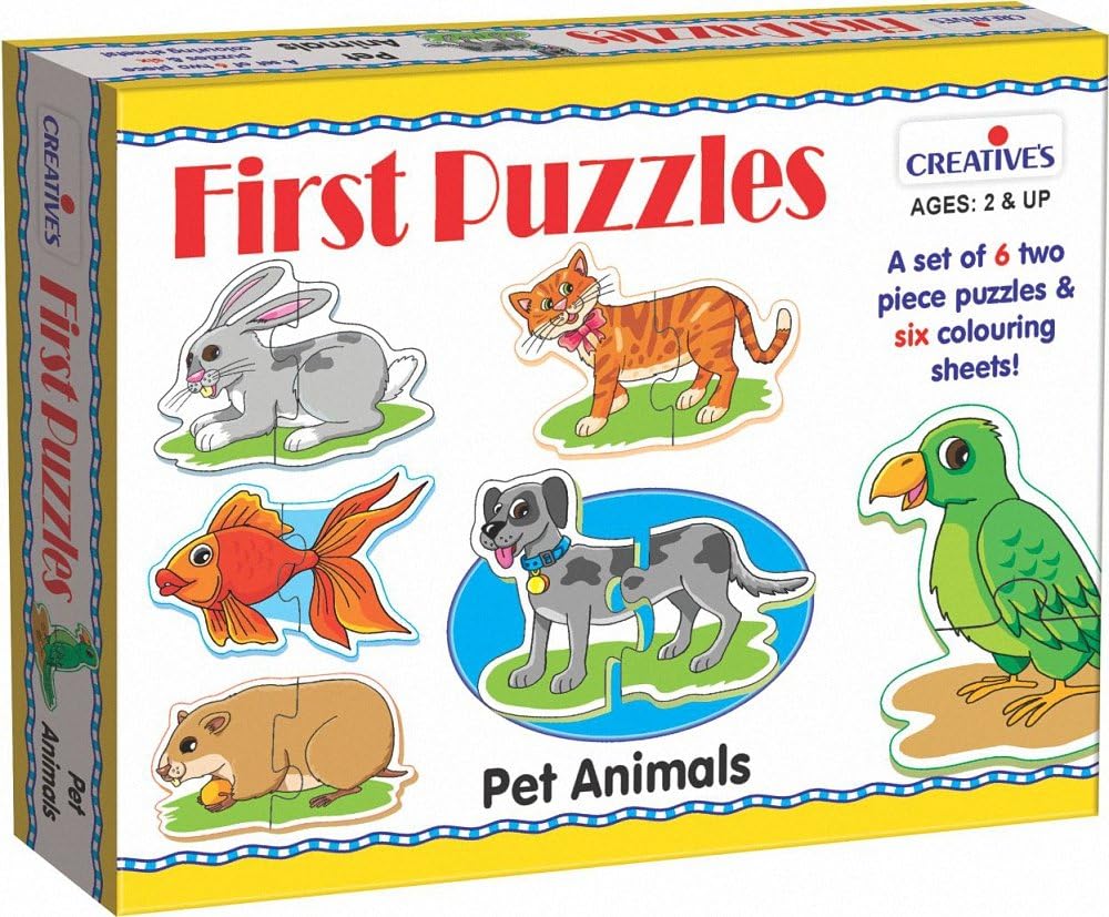 Creative Educational 0795 Pet Animals First Puzzle