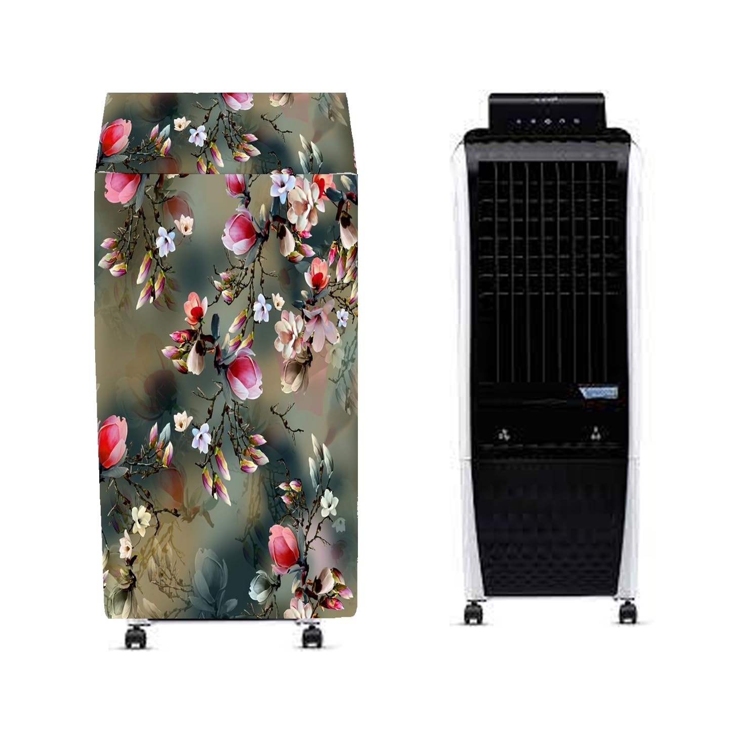 HomeStore-YEP Air Cooler Cover Compatible for Symphony Diet 3D 20i 20 Liter Tower Cooler Water Resistant.Cover Size(LXBXH) cm:35.56 X 34.29 X 82.55-image-5