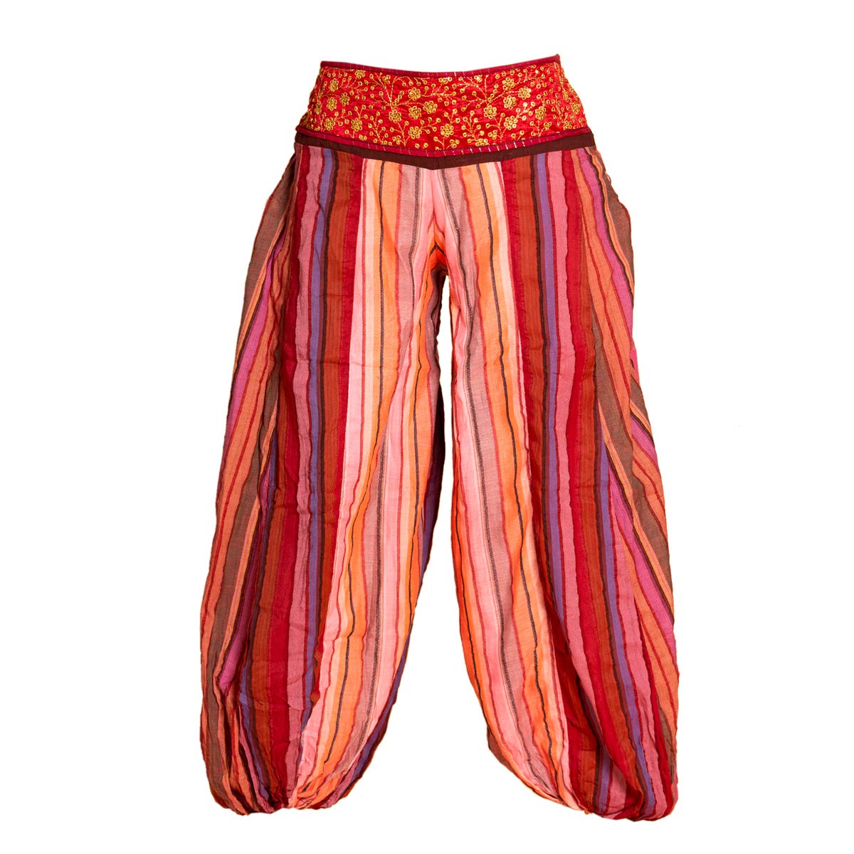 Panasiam Unisex Red Tones Muck Pants Cotton, Indiline, Redtone L