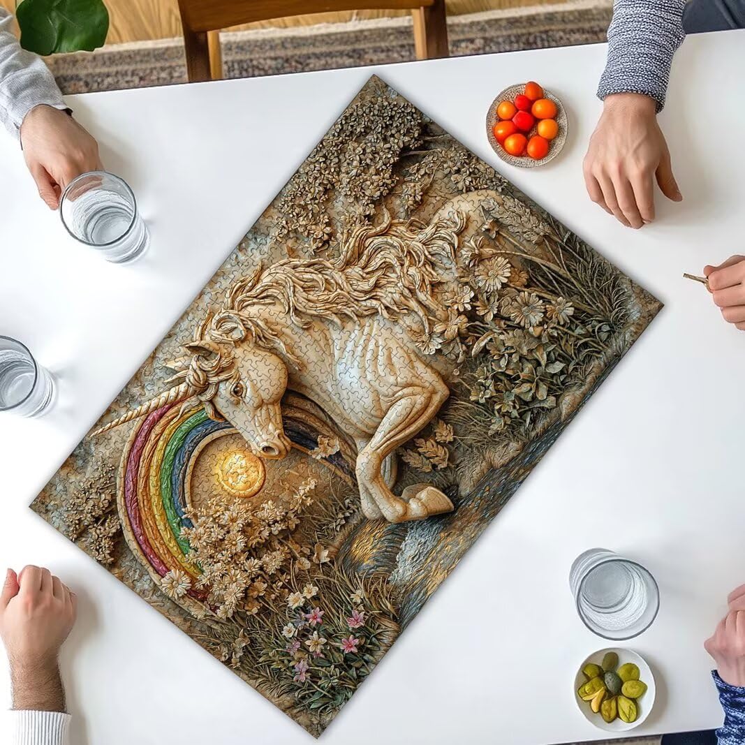 Puzzle Unicorno, Puzzle 5000 Pezzi Adulti per Decor, Regalo Donna -8662