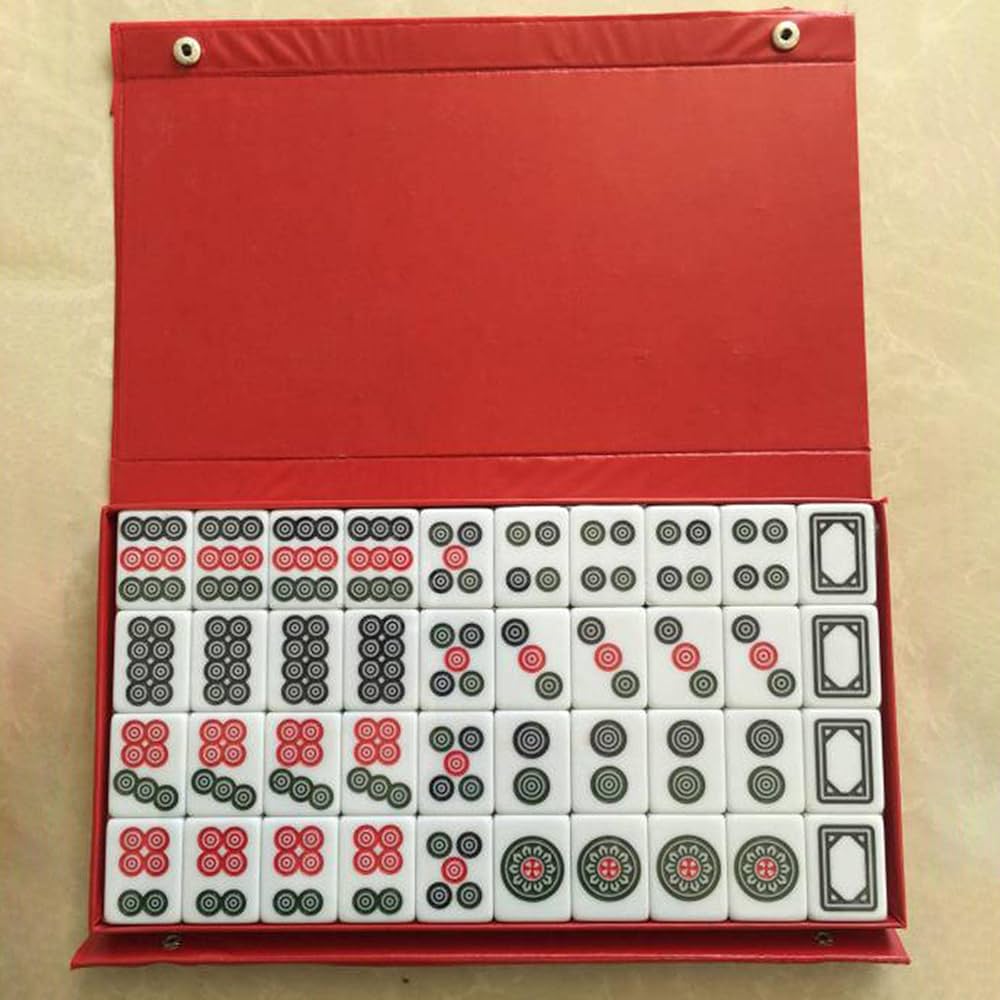 中国古玩 中国製 麻雀 ボードゲーム Amazon.co.jp: 麻雀 中国の麻雀牌ゲーム ボードゲーム 144 中国