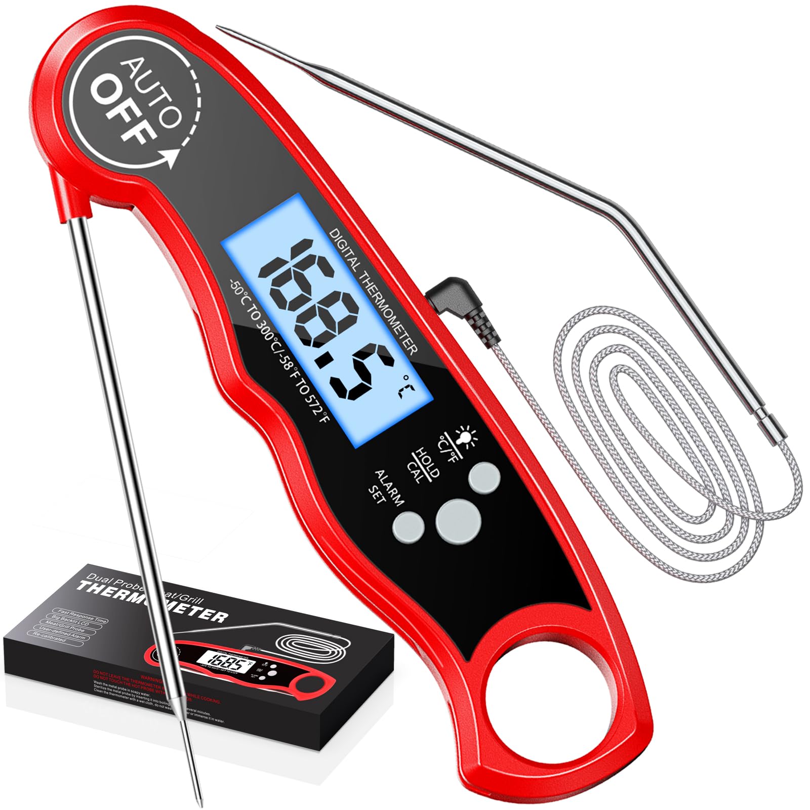 cirycase thermomètre cuisine sonde