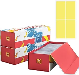 X PRO Trading Card Storage Box [1/3 PACK], Magnetic Lid, TCG Design | Toploader Storage Box | Trading Card Box | Card Toploader Storage Fits 800 Cards, 200 Toploaders, or 50 One Touch