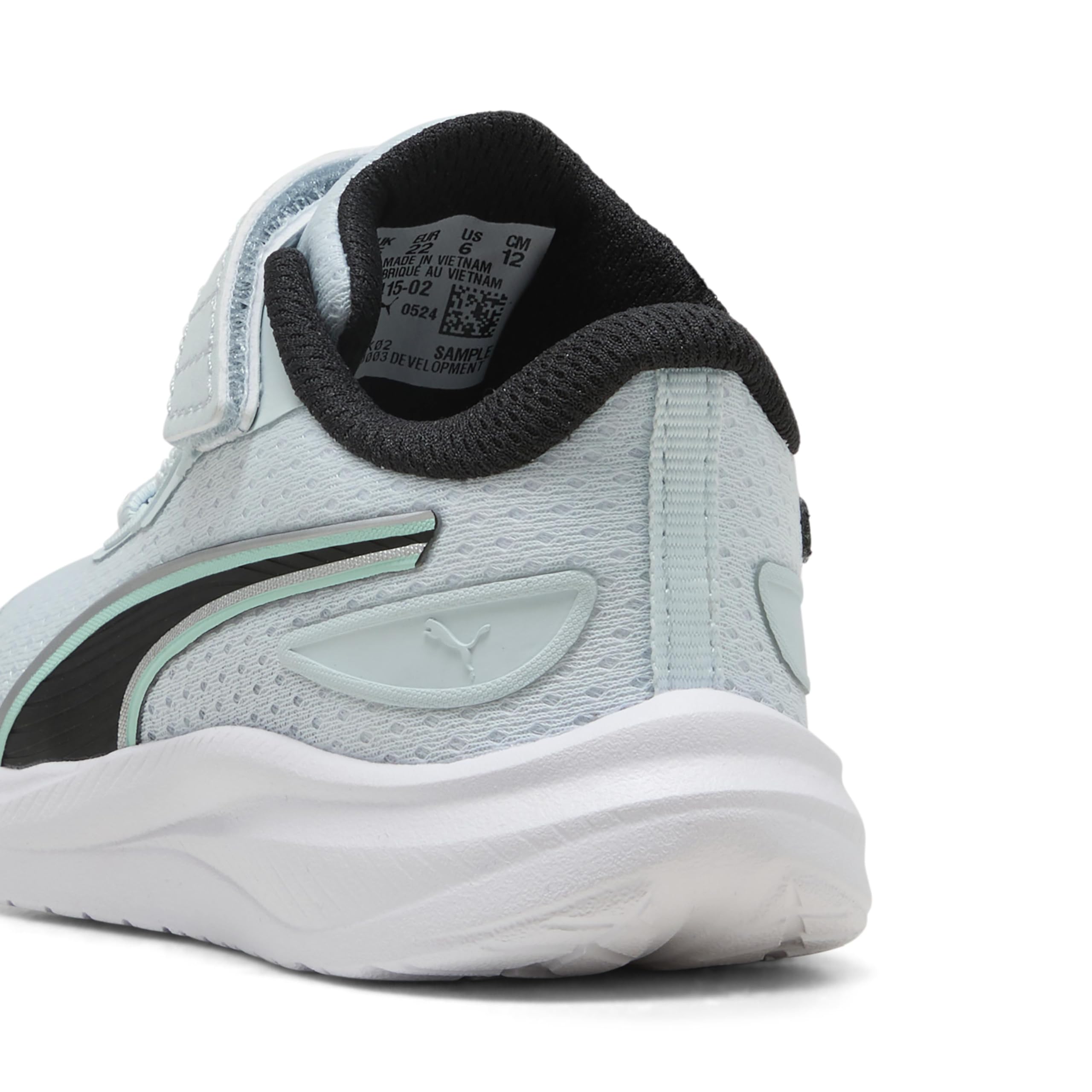 PUMA Skyrocket 2 AC+ INF, Sneaker Unisex bebé, Sea Glass Black-Speed Blue-Mint Melt, 25.5 EU