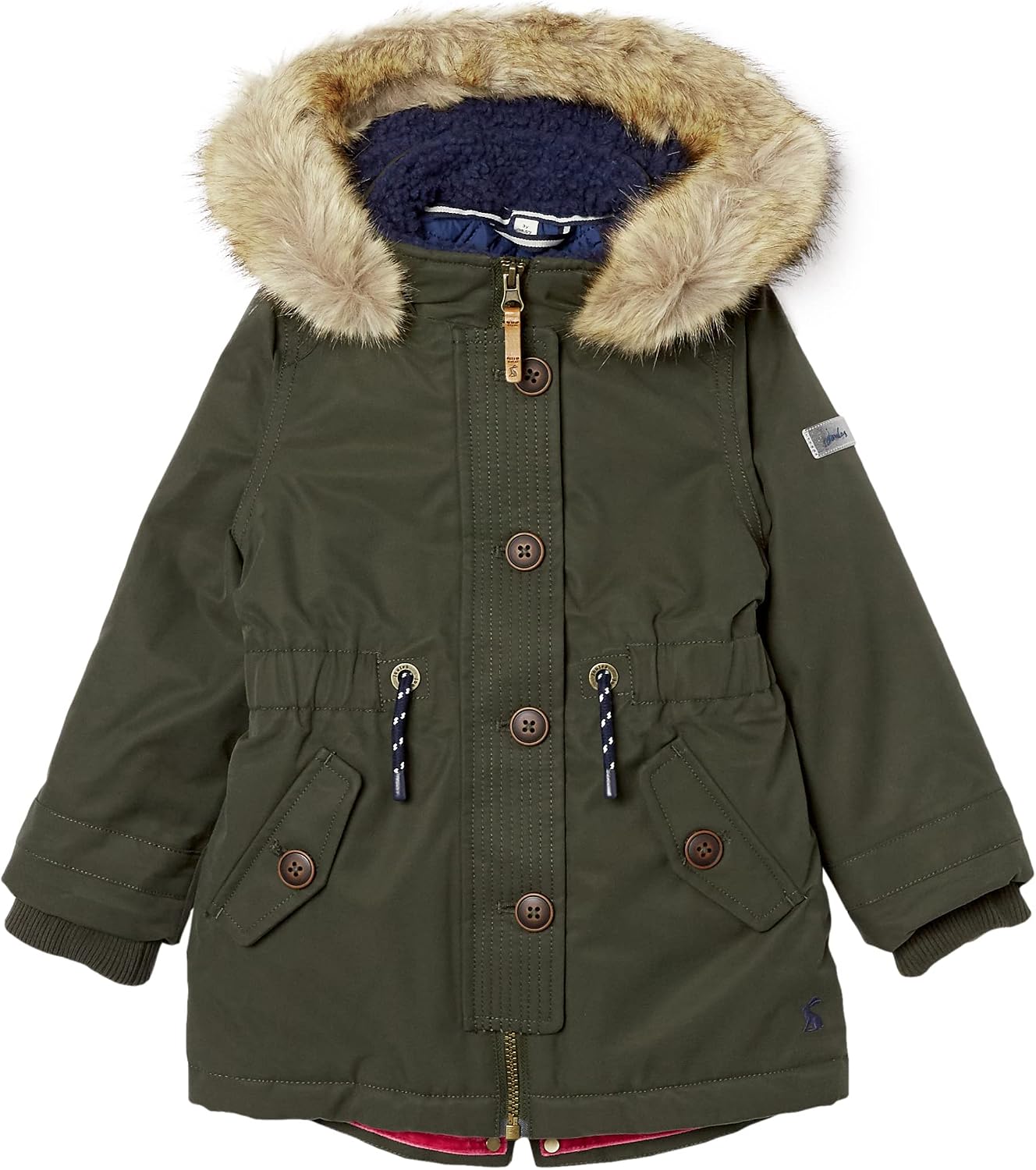 Joules Girls Alix Longline Waterproof 