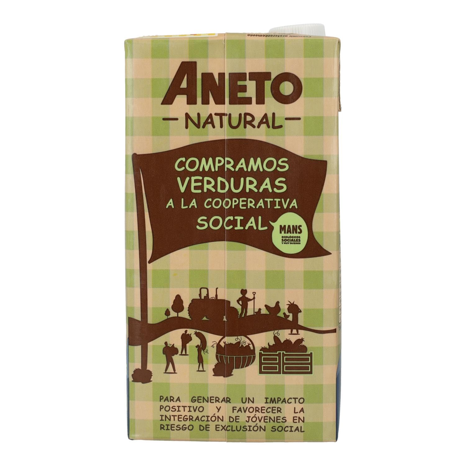 ANETO CALDO SUAVE DE VERDURAS BIO, 1 L