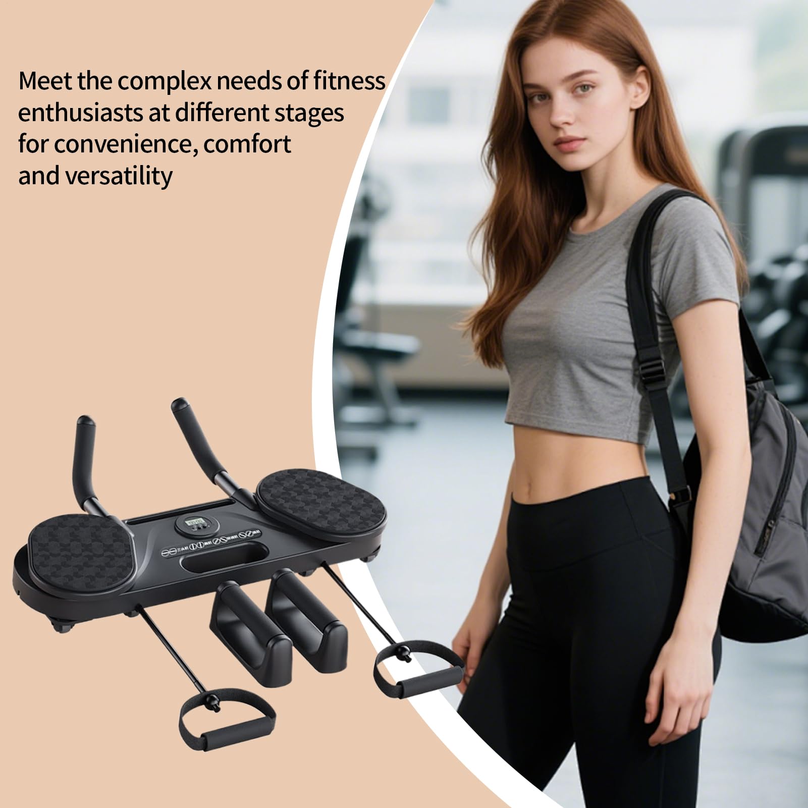 Pilates Reformer Macchina Fitness Allenamento Completo Corpo e Core | Tavola Addominale Multifunzionale Esercizi Core e Routine Giornaliera Fitness Uomo Donna Palestra Casa Interno Pilate