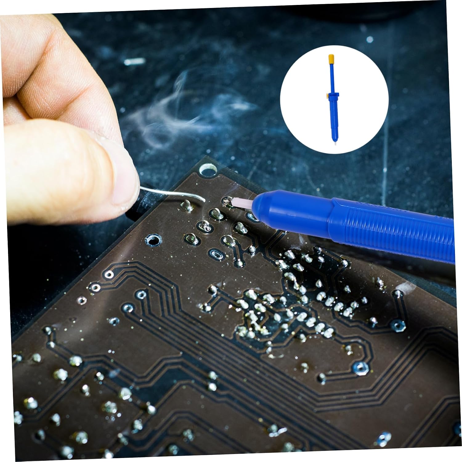 PRETYZOOM Desoldering Pump Solder Sucker Vacuum Soldering Tool Hand Tool for Solder Removing