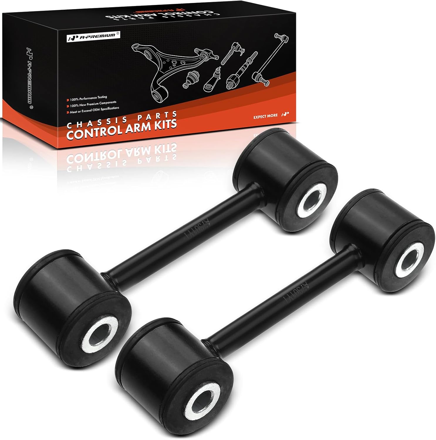 A-Premium 2 x Rear Sway Bar Links Stabilizer Bar Links, Compatible with Dodge Grand Caravan 91-07, Chrysler Town & Country 91-07, Voyager 00-03, Plymouth Grand Voyager 91-00, FWD Only