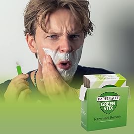 BARBERUPP Styptic Stick Shave Accessories (Green Stix, 3 Pack) Stops Bleeding For Razor Nicks For Men & Women - Sanitary and Great For Barbers or Personal