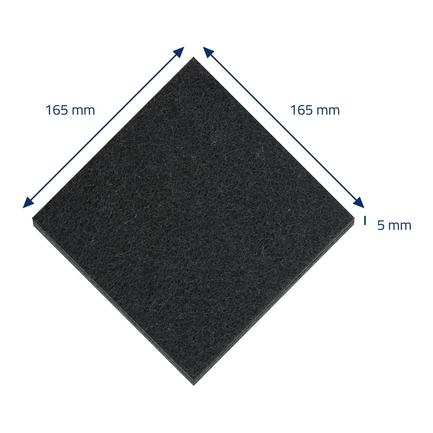 HMF 3789 Filtr węglowy do pojemnika na kompost lub kuwety dla kota, 10 sztuk, 165 mm