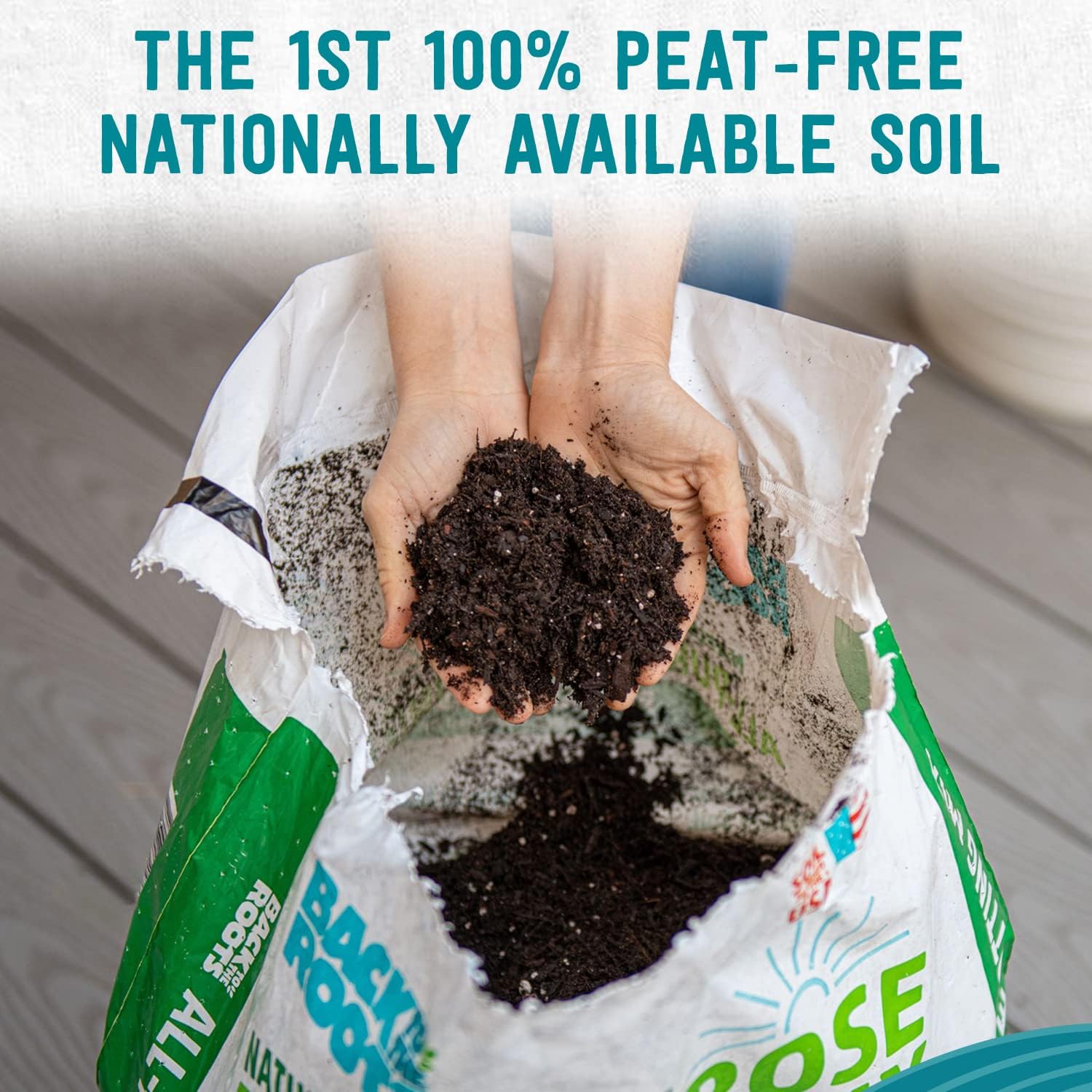 Back to the Roots Natural & Organic All-Purpose Peat-Free Potting Mix, 6 Dry quarts - Nutrient Rich Ready to Use Gardening Soil Mix for Indoor and Outdoor Plants, Vegetables, & Flowers : Everything Else