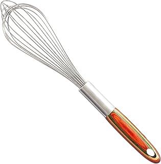 Sponsored Ad - Baltique Marrakesh Collection Balloon Whisk, Stainless Steel with Ergonomic Wooden Handle, 11"