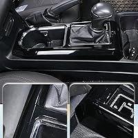 Vista 5 de LLKUANG Cubierta de marco de panel de engranajes de consola central compatible con Toyota Tacoma 2016-2023, panel de cambio de marchas de automóvil