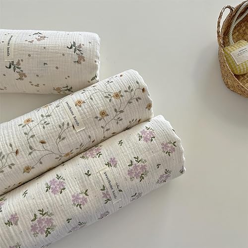 Vista 50 de BuLuTu Mantas de muselina para bebés, niños y niñas, 100% algodón, manta reversible para bebé, manta para cuna, suave, transpirable