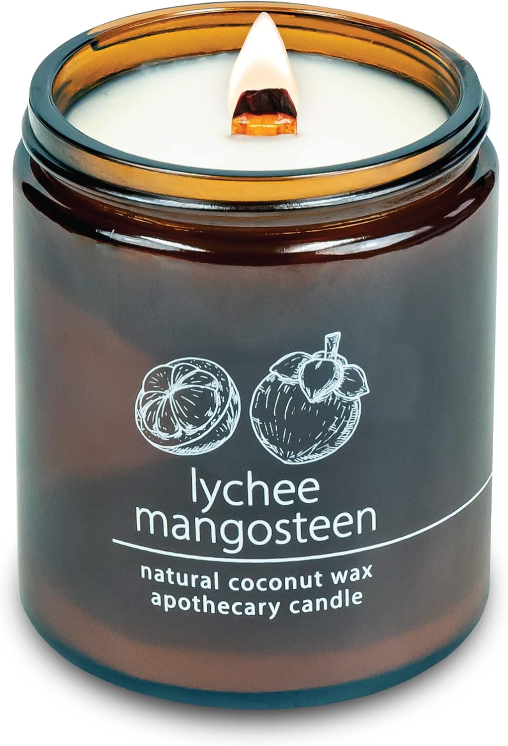 Hemlock Park Crackling Wood Wick Candle Handcrafted with