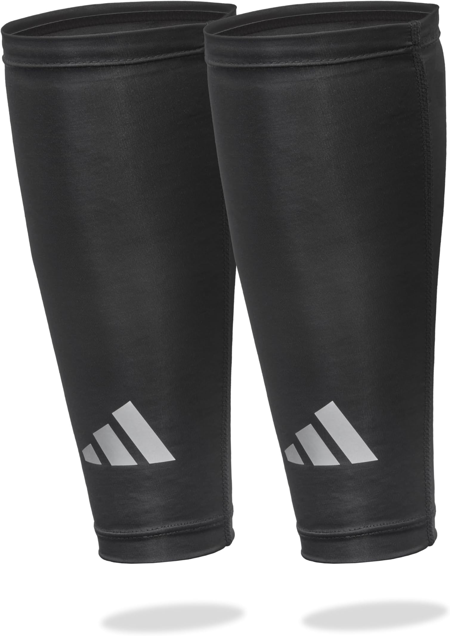 Adidas ADSL-13013BK Compression Calf Sleeve Warmer, Pack of 2, Climacool Material (Breathable, Sweat Absorbent, Quick Drying), Black, S/M